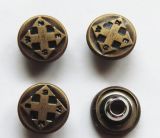 High Quality Electroplated Brass Alloy Rivet Button for Jeans, Denim and Jacket