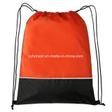 2018 Promotional Backpack Combination Two Colors Travel & Sport Drawstring Bag