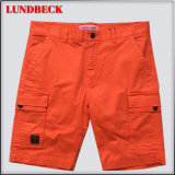 Simple Cotton Shorts for Men in Solid Color