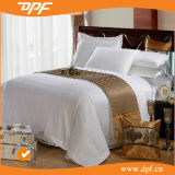 Luxury Hotel Textile Cotton White Hotel Bed Sheet Set/Bedding Sets