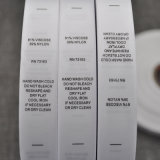 Content Care Label Washing Instruction Printed Label in Roll for Underwear/Bra