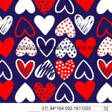 Sweet Heart Printing 80%Nylon 20%Spandex Fabric for Swimwear