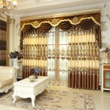 European Style Polyester Embroidery Blackout Window Curtain for Living Room (31W0048)