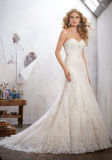 2017 Lace A-Line Bridal Wedding Dresses Nwm1702