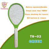 European Ce & RoHS 7000V Output Electric Fly Swatter with Cleaning Brush