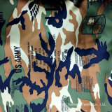 Camouflage Cloth, 100%Polyester Printed Fabric 120GSM for Beach Trousers, Hammock, Woven Fabric