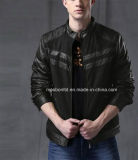 Mens Fashionable New Style Custom Plain Black Quilted Bomber Jacket