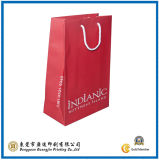 Pink Commodity Paper Shopping Bag with Cotton Rope (GJ-Bag100)