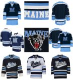 Custom Ncaa Maine Black Bears Jersey Hockey Jerseys