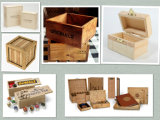 Pine Wood Box with Burn Printing for Promotion