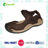 PU Brown Upper and TPR Sole, Men's Sporty Sandals