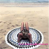 100% Cotton Printed Round Circle Beach Towel with High Quality