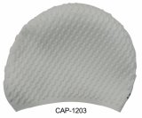 Bright Color Silicone Fashionable Swim Caps (CAP-1203)