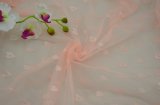 50d 100% Polyester Embroiderred Mosquito Net Fabric