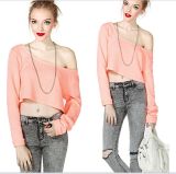 OEM High Quality Women Clothing Sexy Long Sleeve Laides Blouse