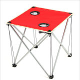 Outdoor Ultra Light Portable Red Oxford Cloth Folding Table