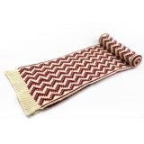 Unisex Winter Warm Color Mixed Wave Printing Heavy Knitted Scarf (SK168)