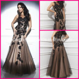 Beads Formal Gowns Black Lace Sequins Evening Dresses T214209