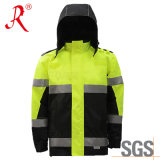 Outdoor Work Jacket with 3m Safety Reflective Tape (QF-582)
