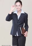 2-Button 3-Psc Wrinkle-Free Women's Office/Bank/Hotel/Education Formal Suit Uniform (95102-00&C2&A3)