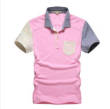 Custom Pink Plain Polo Shirt for Wholesale
