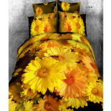 3D Lively Sunflower Bedsheet #Lq-190-Mn1