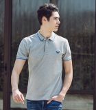 100%Cotton Mens Polo Shirt with Custom Logo