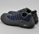Blue Leather Men Safety Work Shoes Ufa103