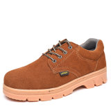 Suede Leather Safety Shoes Anti-Slip Anti-Resistant