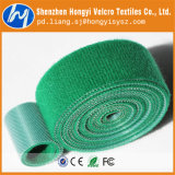 Customized Products Green Side by Side Magic Tape Cable Tie
