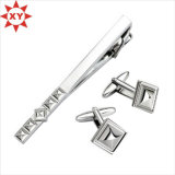 New Products Elegant Enamel Men's Tie Clip Cufflink Set (XY-MXL73008)