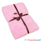 Pink Soft Microfiber Terry Bath Towel