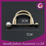 Scarf Buckle New Design Pearl Decorative Needle Button Pin Brooch