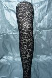 Sexy Hosiery Fishnet Stocking with Floral Pattern
