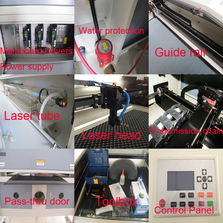 Strong Quality Two Heads Leather Laser Cutting Machine 1600*1000mm
