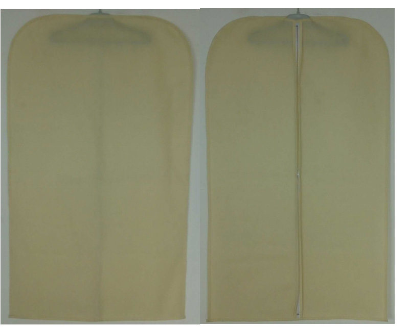 Custom Yellow Non Woven Foldable Garment Bag