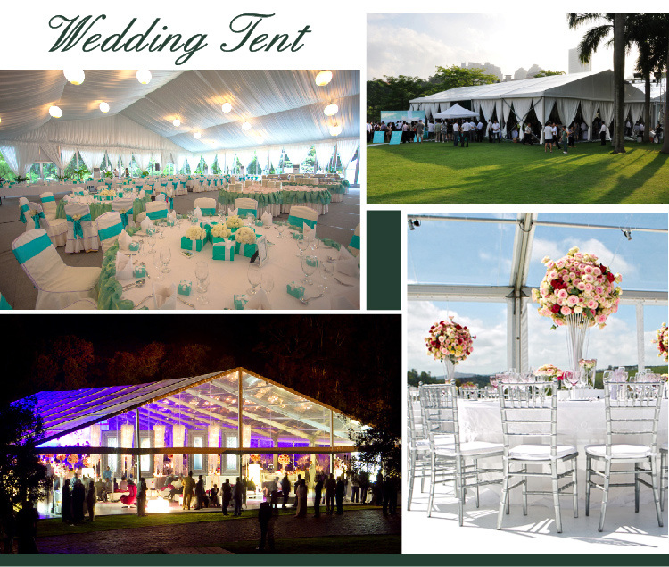 Large Classic Decorated Aluminum Wedding Tent for Over 500 People