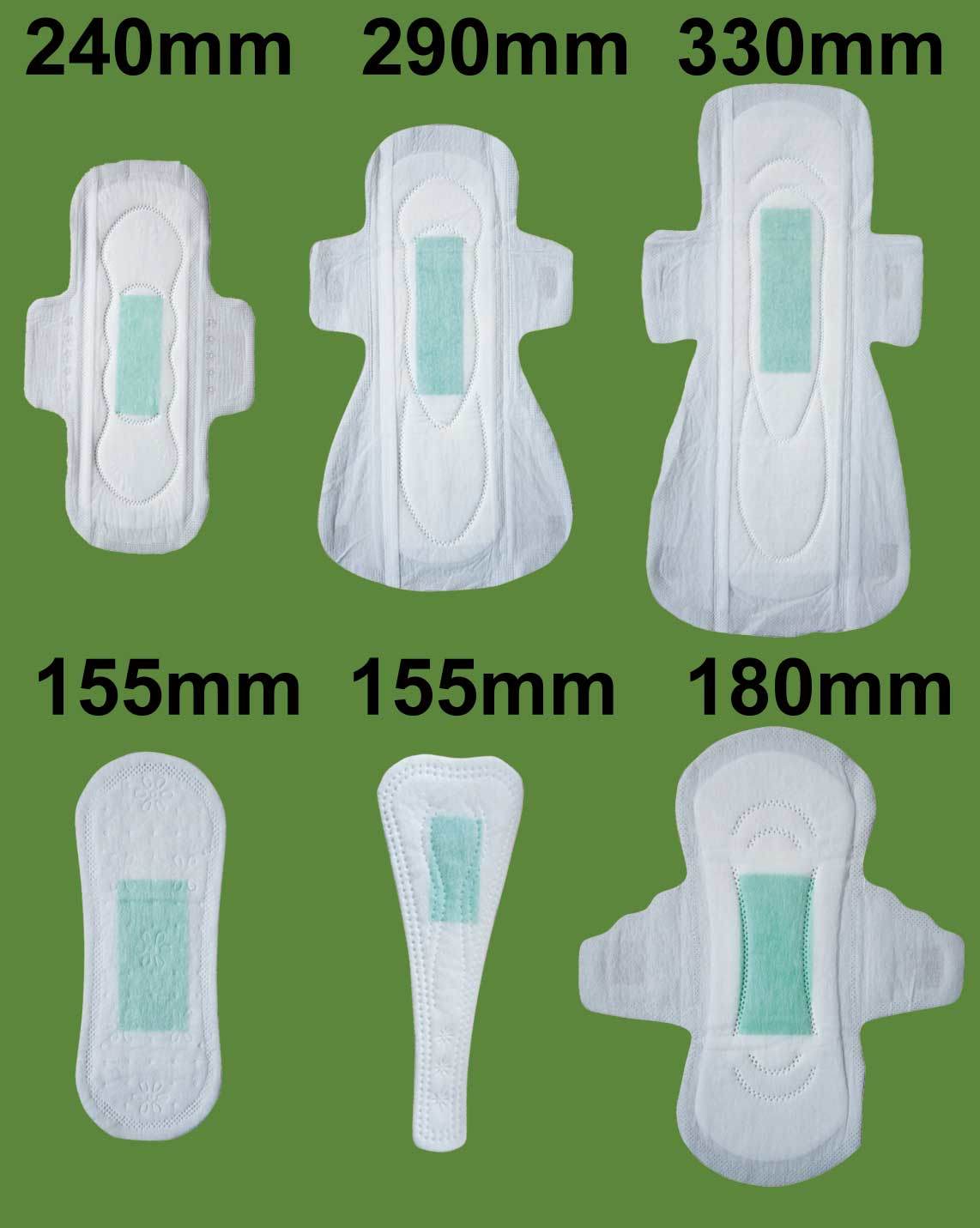 Anion Sanitary Napkin with Breathable Backsheet (LDAN001)