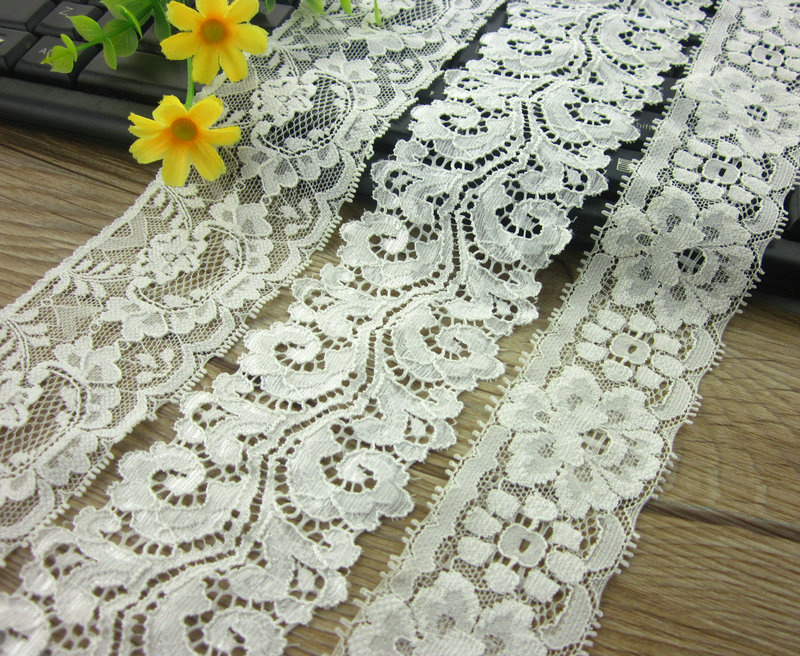 Nylon Spandex Elastic Lace for Decoration