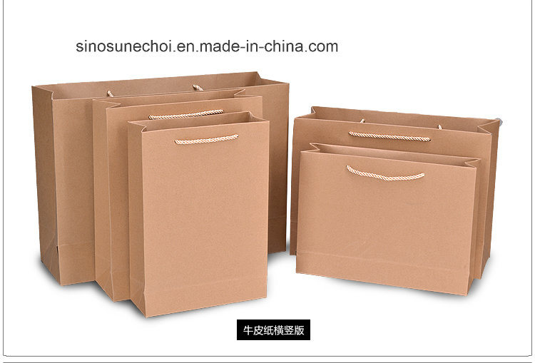 Foldable Custom Printed Promotional Retail Gift Paper Shopping Bag