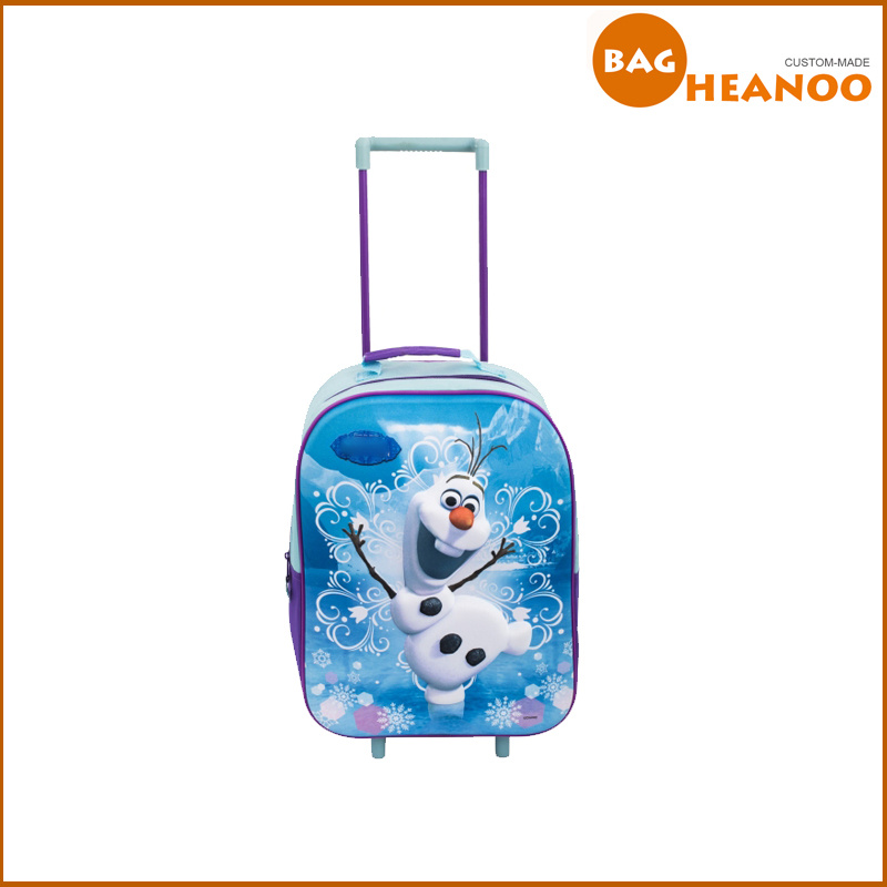 Lightweight Single Strap Trolley Bag Backpack for Kids/Gilr/Boy with Wheels