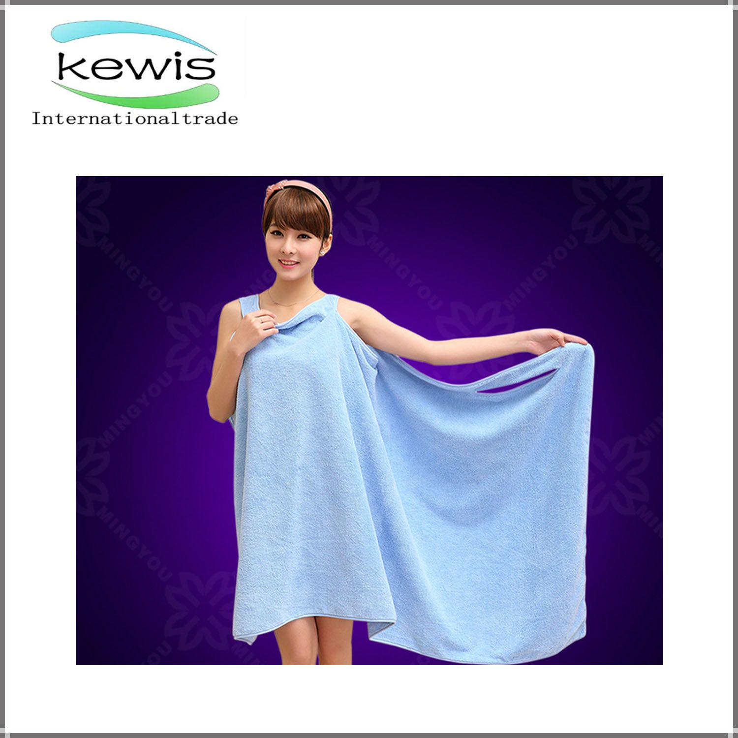 New Design Magic Microfiber Wearable Bath Towel