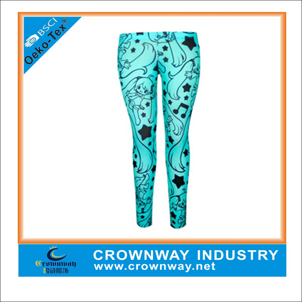 Coolmax Gym Leggings with Digital Sublimation Printing