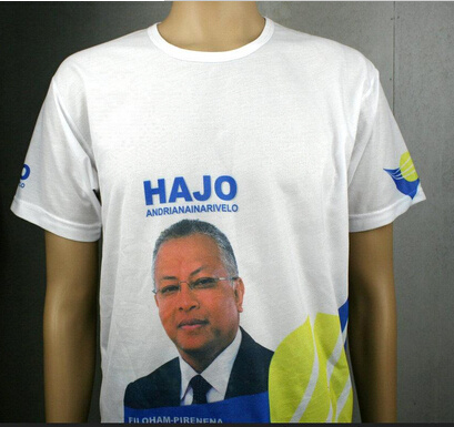 Cheap T-Shirt in Polyester Price Lower Than USD1.00 in Big Quantity