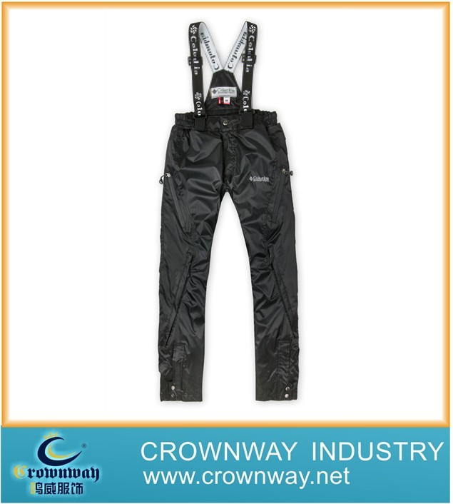 Waterproof Padding Suspender Pants for Men