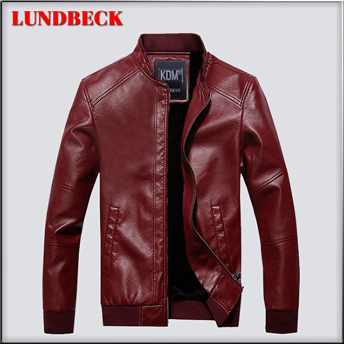 New Arrived Men's PU Jacket in Fashion Design Coat