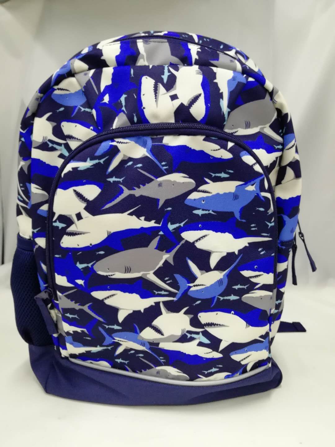 Boys Shark Print Backpack
