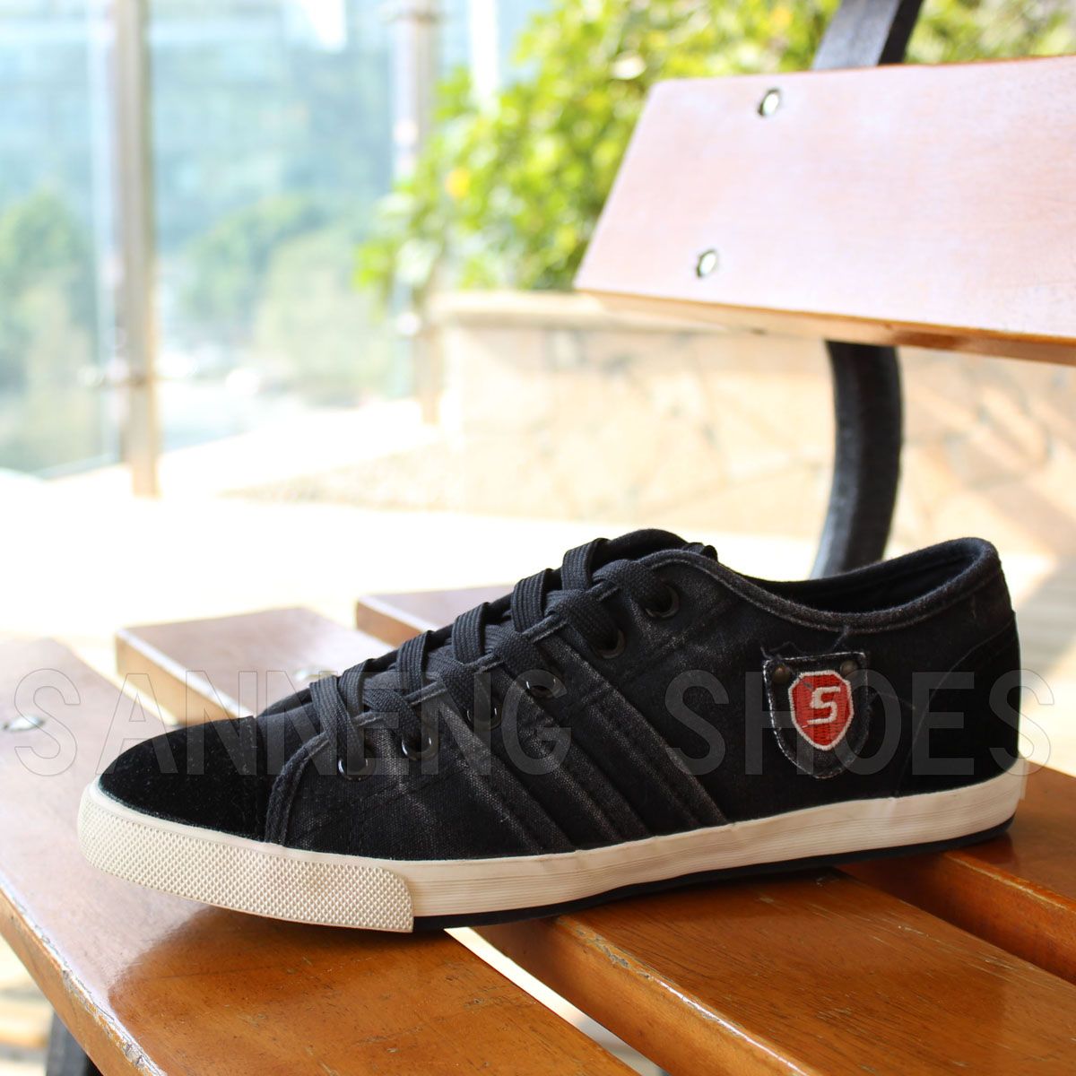 Canvas Shoes (SNC-02006) Vulcanized Rubber Outsole