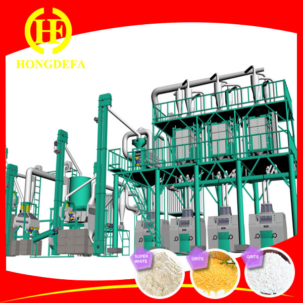 Full Automatic Whole Set of Corn Flour Mill