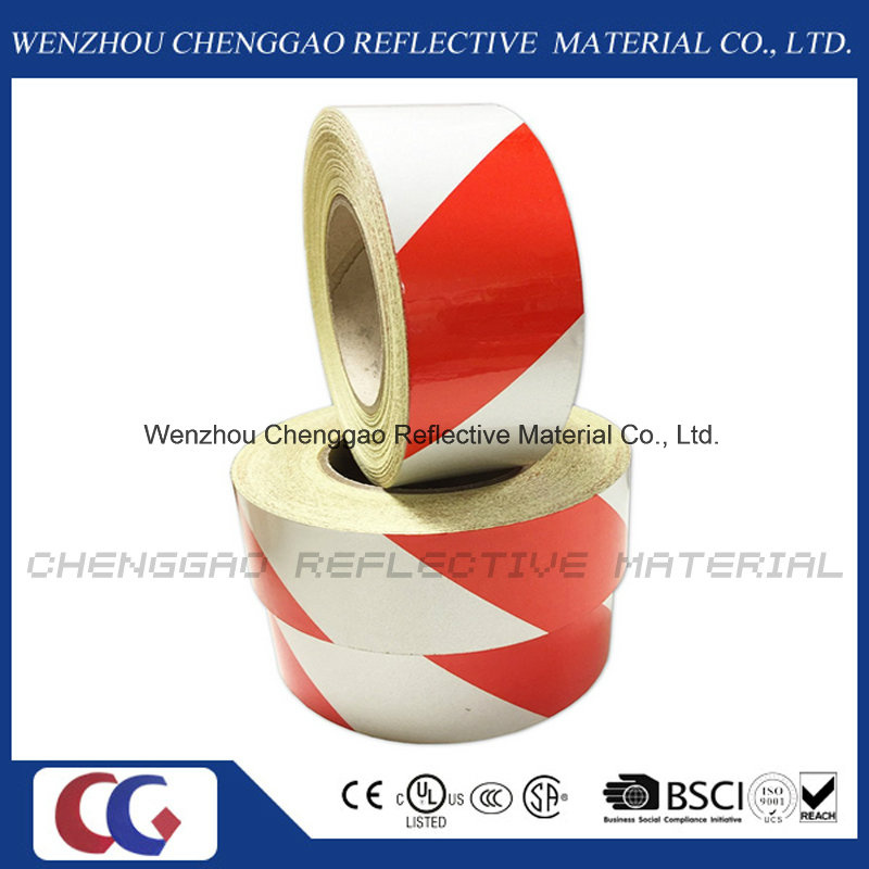 3100 Pet Untearable Material Reflective Prestriped Barricade Tape (C1300-S)